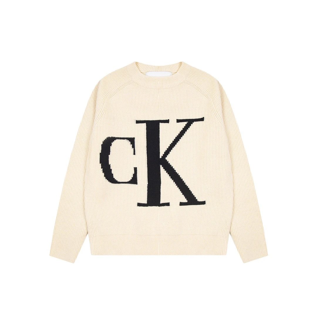 Calvin Klein Cream Knit Sweater