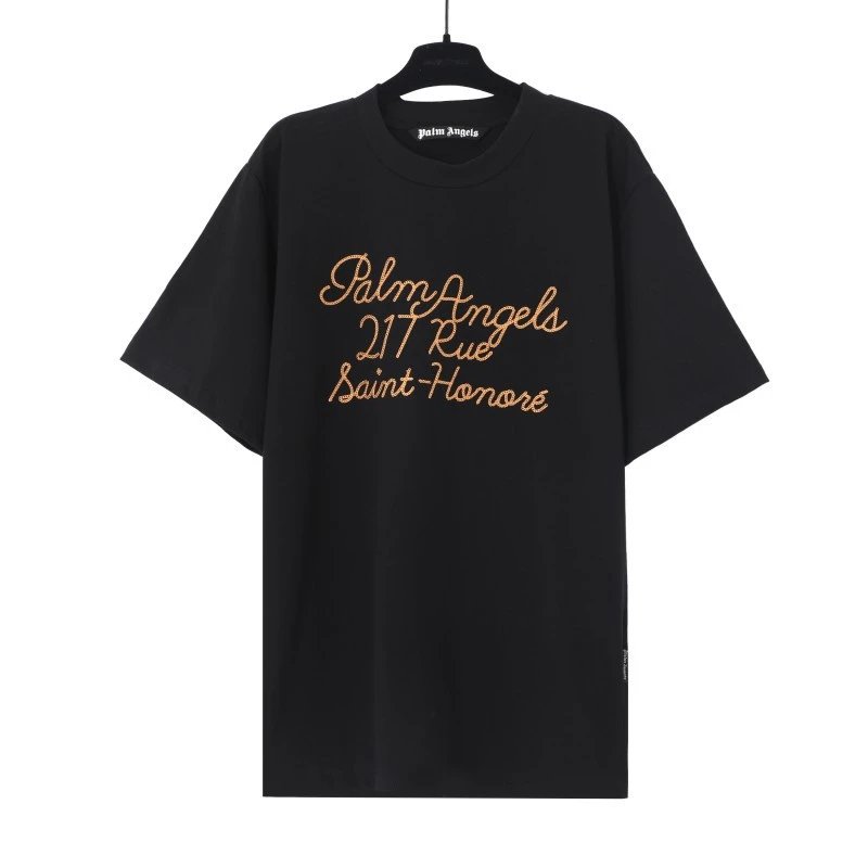 Angel Print Palm Tree Couple T-Shirt photo 6