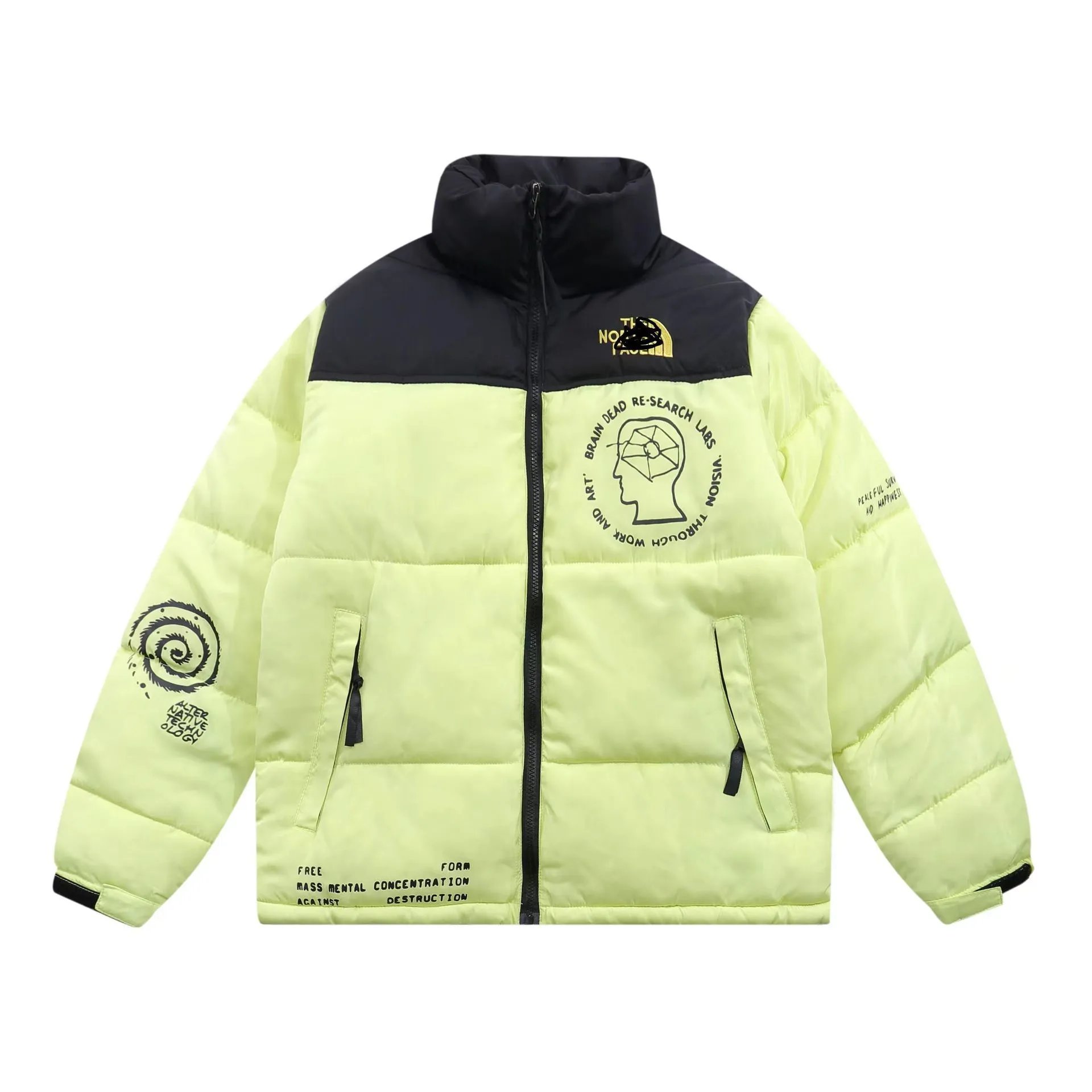 The North Face 1996 Retro Nuptse Jacket Crumpled Beige Down Jacket - 32