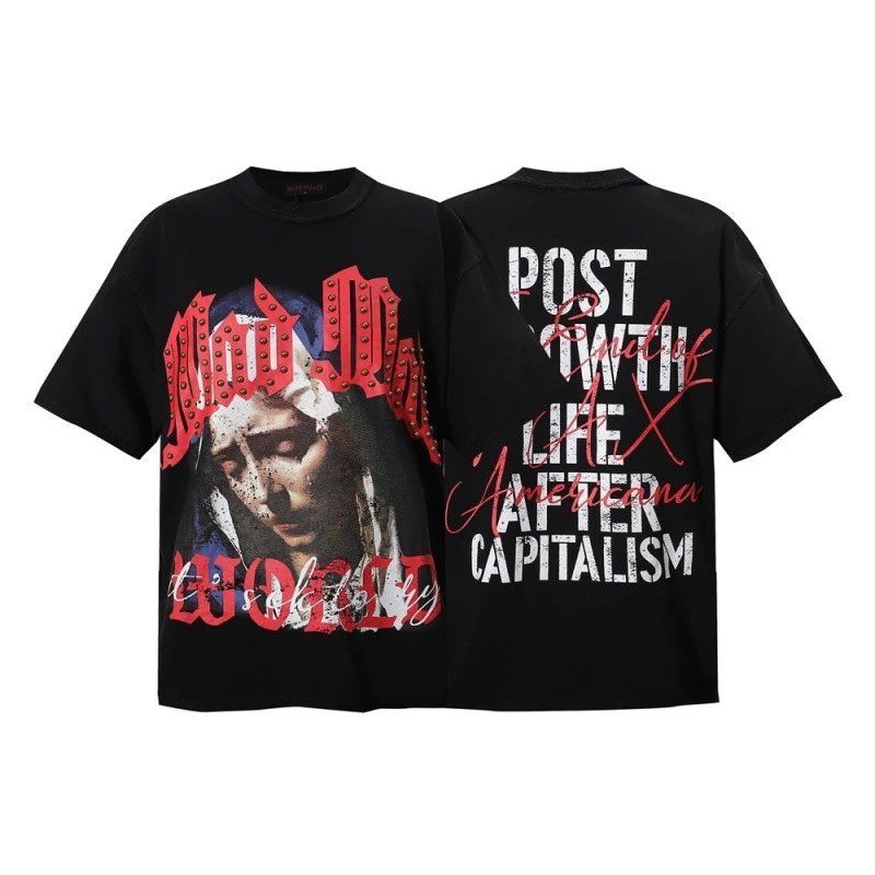 Vintage Print Short Sleeve T-Shirt photo 8