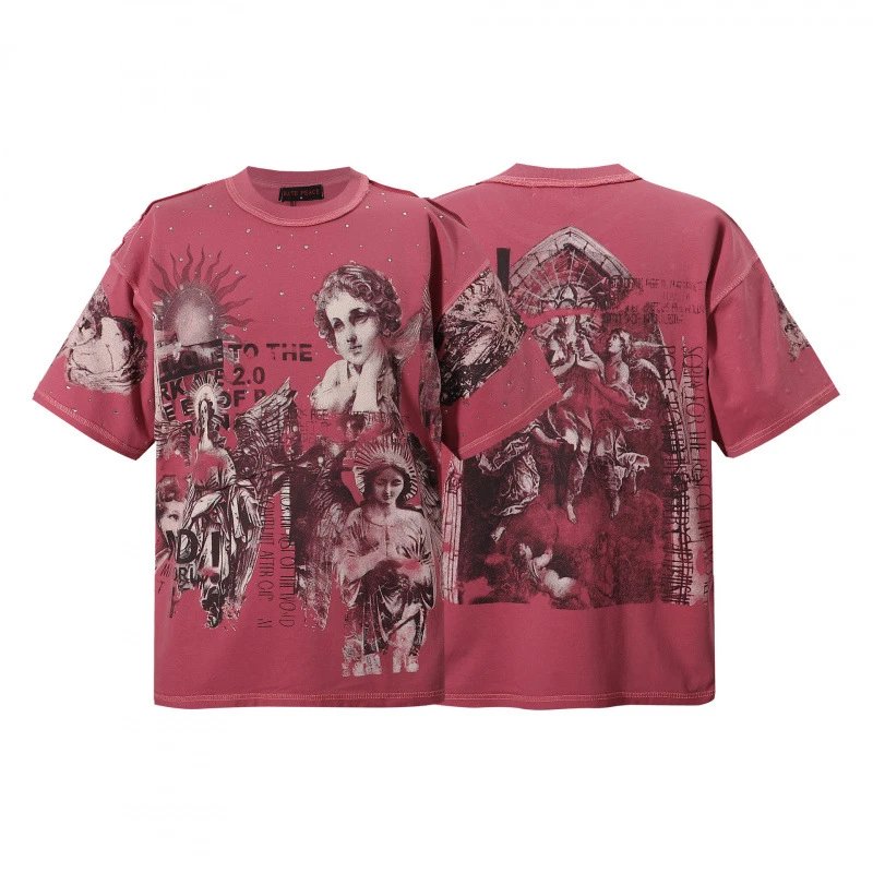 Vintage Print Short Sleeve T-Shirt photo 5
