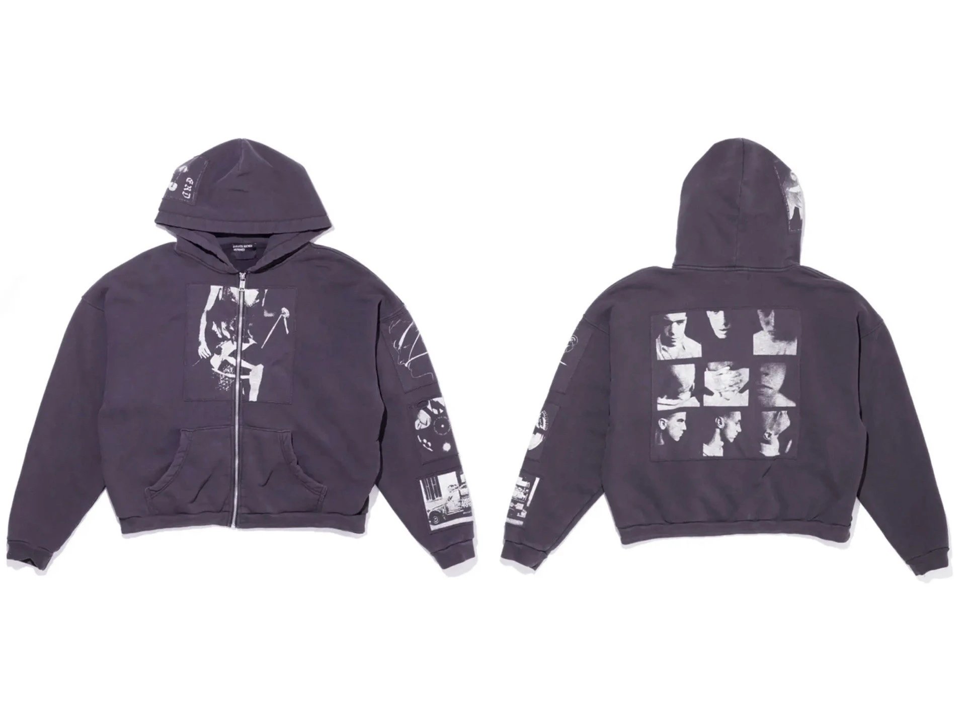 Corteiz x Unknown Artist Leather Bomber Jacket Black - 15