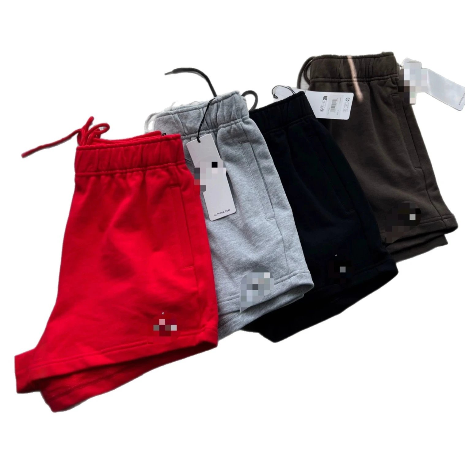 AL Cotton Shorts Black Gray Brown Red Casual Sport Shorts