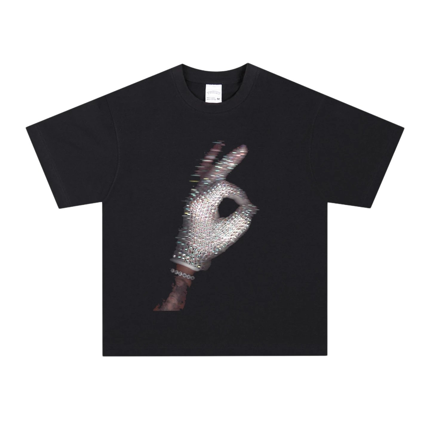 Drake's new album ICEMAN cover American retro T-shirt heavyweight high street hip-hop vintage print short sleeved men and women