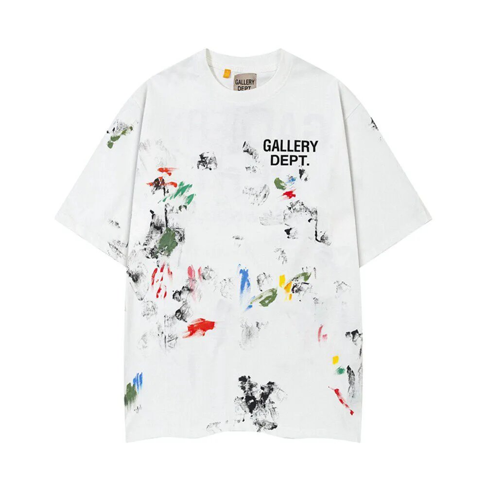 Summer Splatter Letter Print T-Shirt and Shorts Set photo 6
