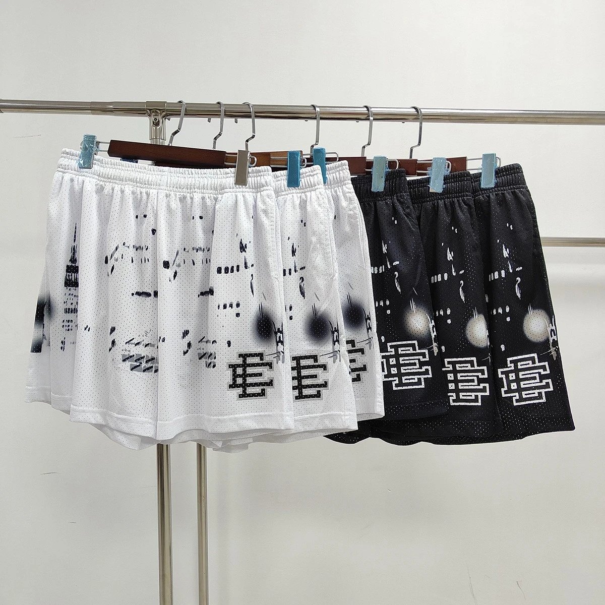 Mesh Basketball Shorts Multi Color Streetwear