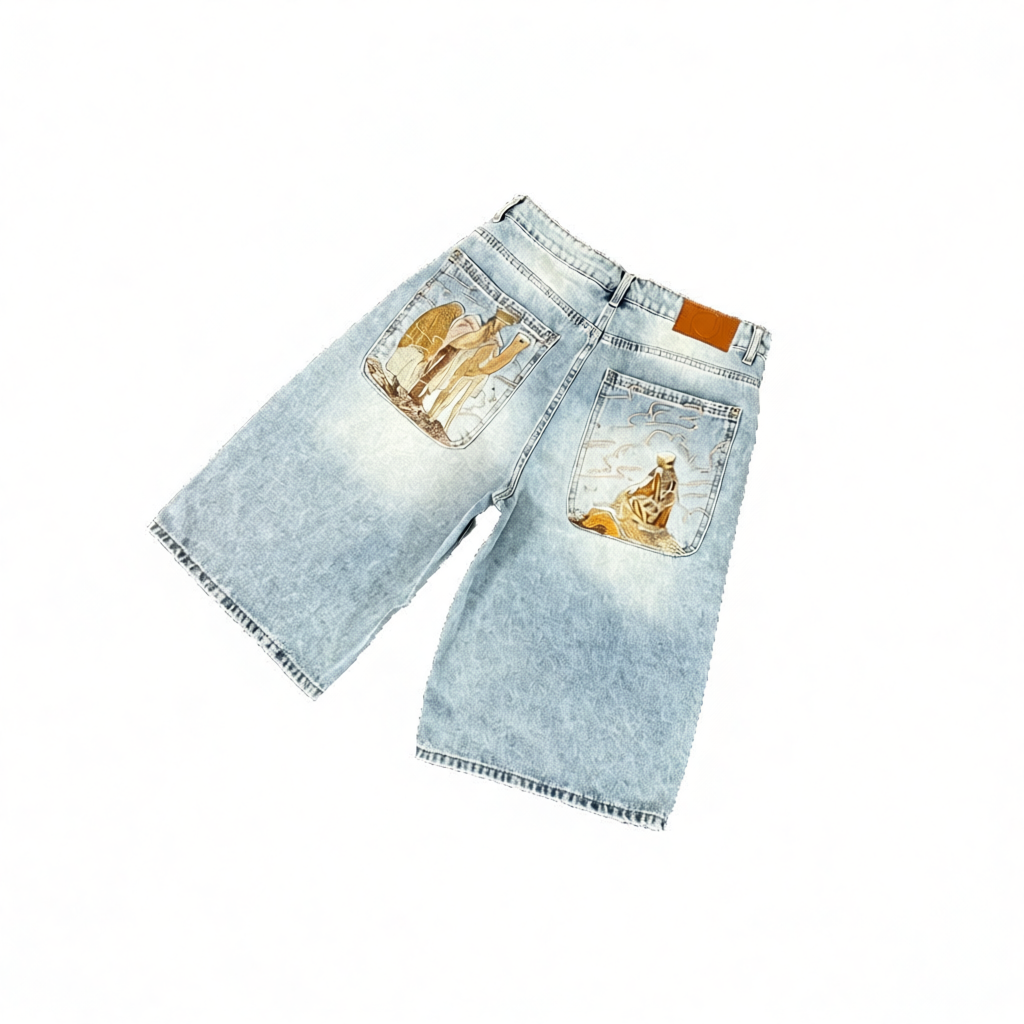Denim Jeans Assorted Colors Embroidered Patchwork Style