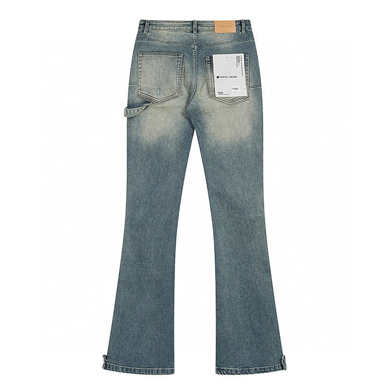 Denim Jeans Blue Button Fly Casual