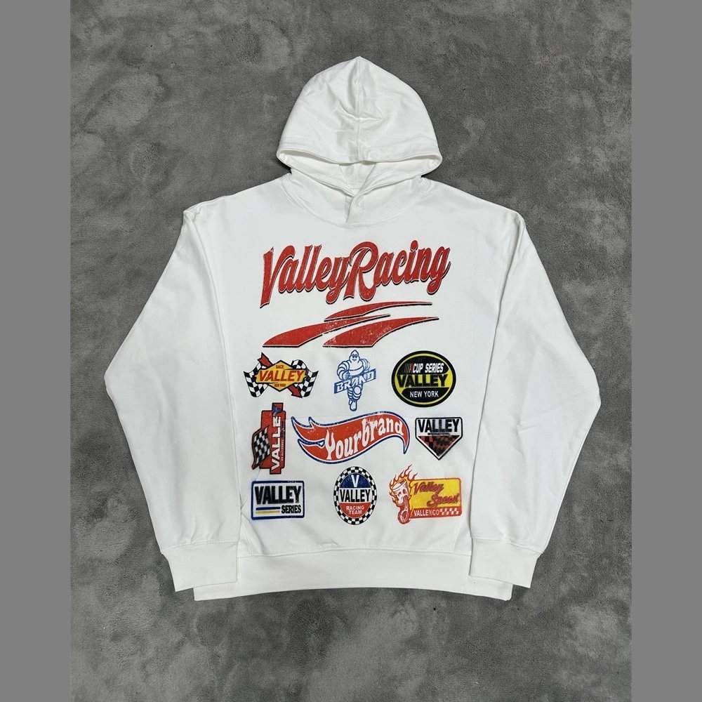 Unbranded Hoodies & Sweatshirts Graphic-print pullover hoodie — VA 24 white