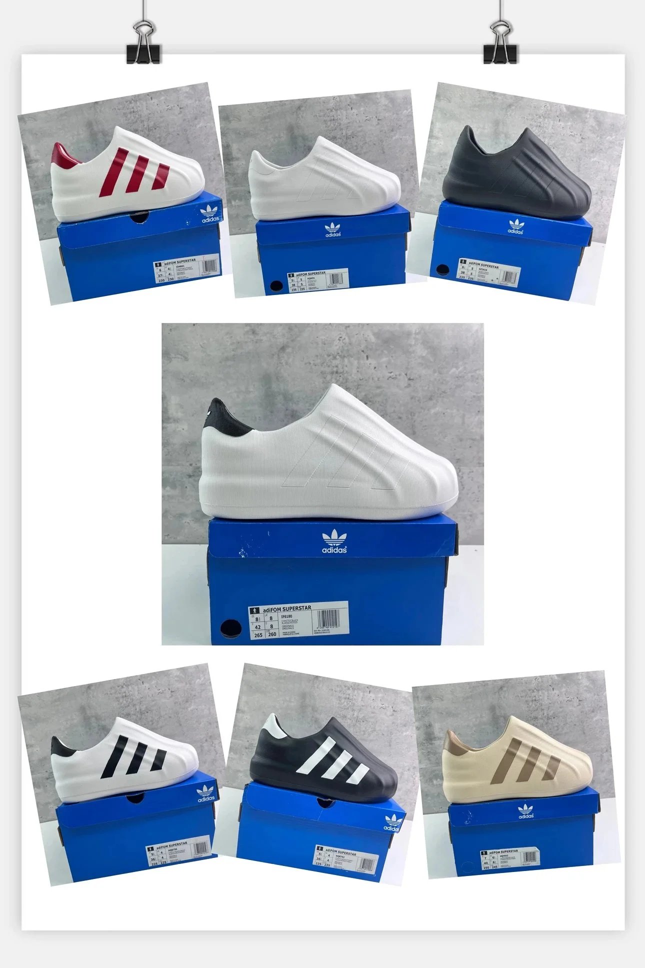 Adidas Adifom Superstar White Slip-On Sneakers