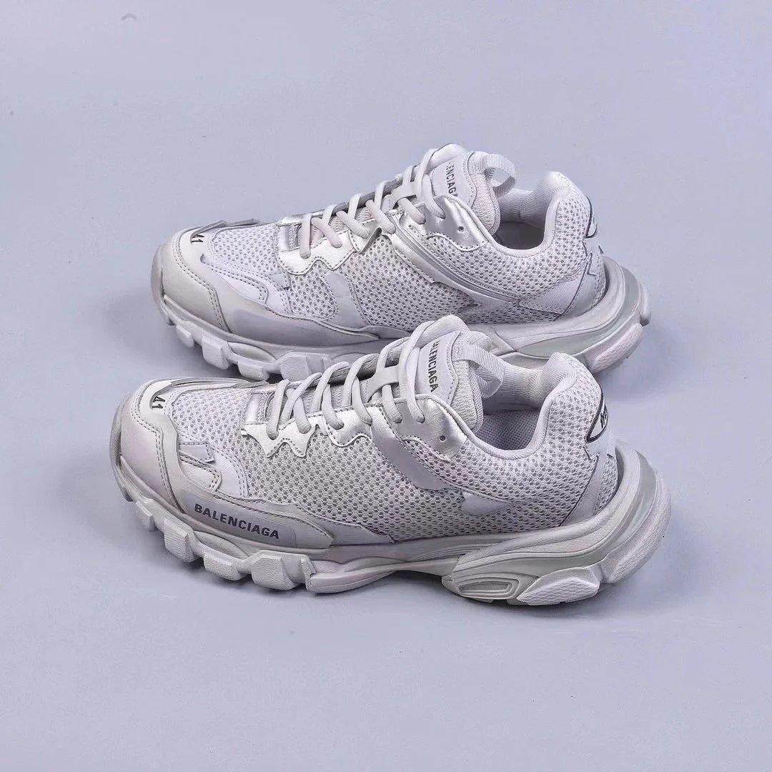 Balenciaga Track White Mesh Chunky Sneakers