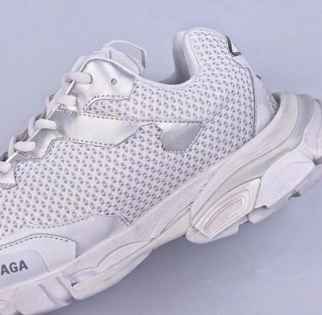 Balenciaga Track White Mesh Chunky Sneakers