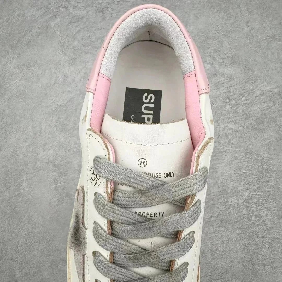 Golden Goose Superstar White Glitter Star Casual Sneakers