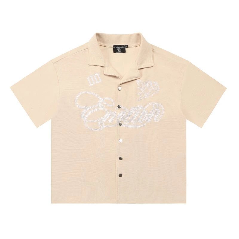 Mixed Emotions T-Shirts Graphic rhinestone T-shirt — EM 19#Apricot color