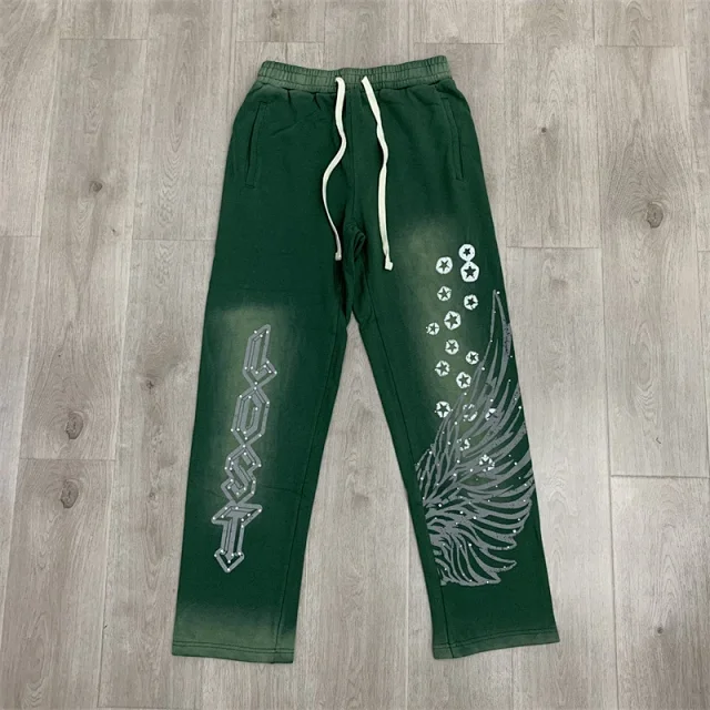 Lost Tracksuits Rhinestone Logo Distressed Zip-Up Hoodie and Jogger Set product detail image 31