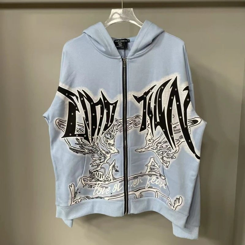 Mixed Emotions Hoodies & Sweatshirts Graphic Zip-Up Hoodie image 2