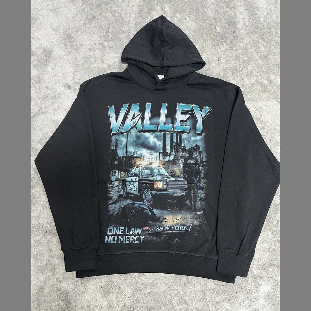 Unbranded Hoodies & Sweatshirts Graphic-print pullover hoodie — VA 10 Black