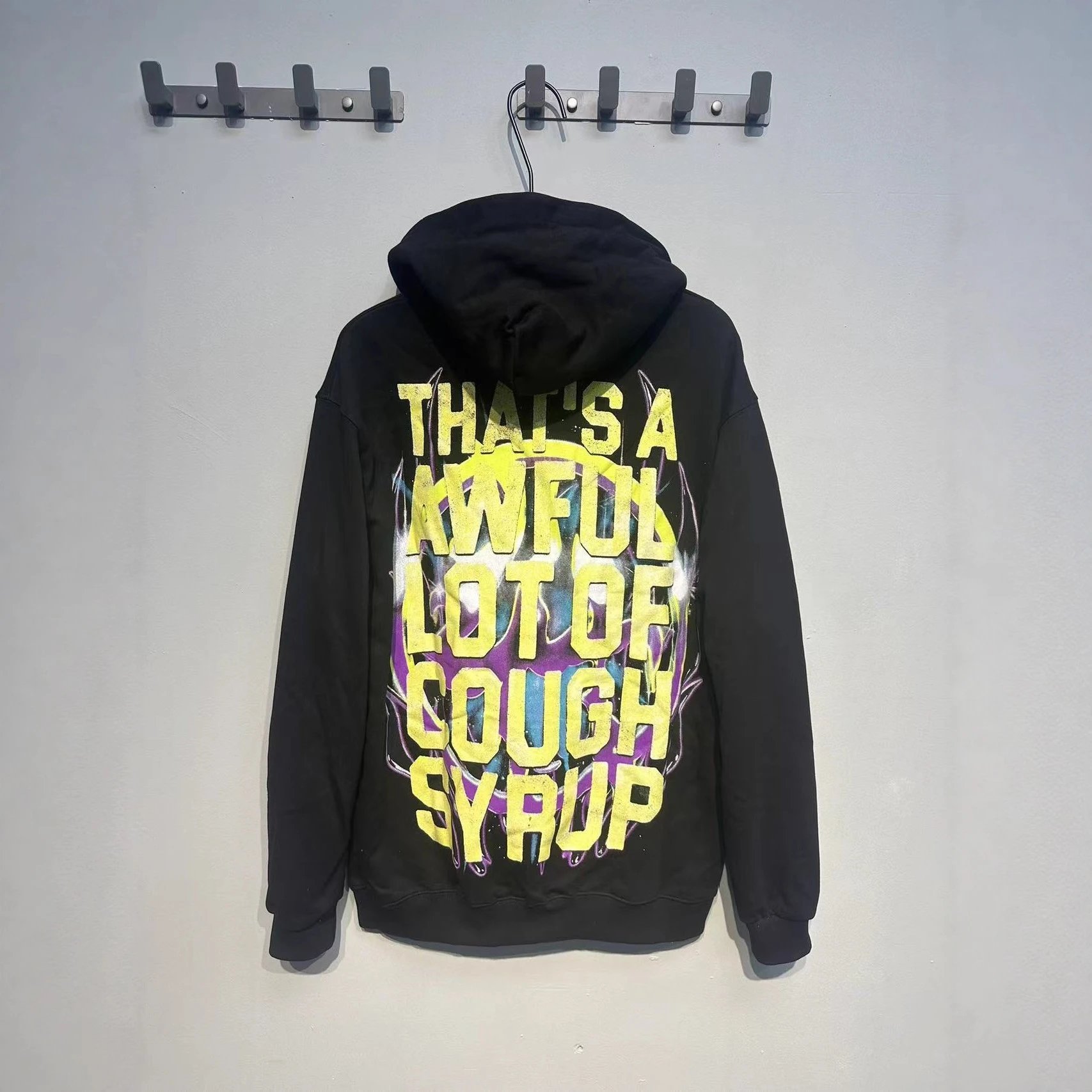 Desto Dubb Cough Syrup Black Graphic Hoodie