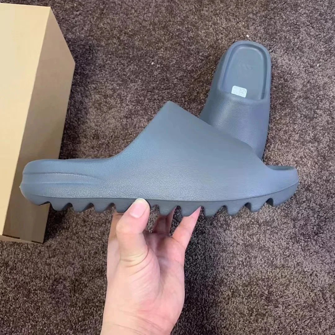 Yeezy Slide Grey Chunky Sole Slippers