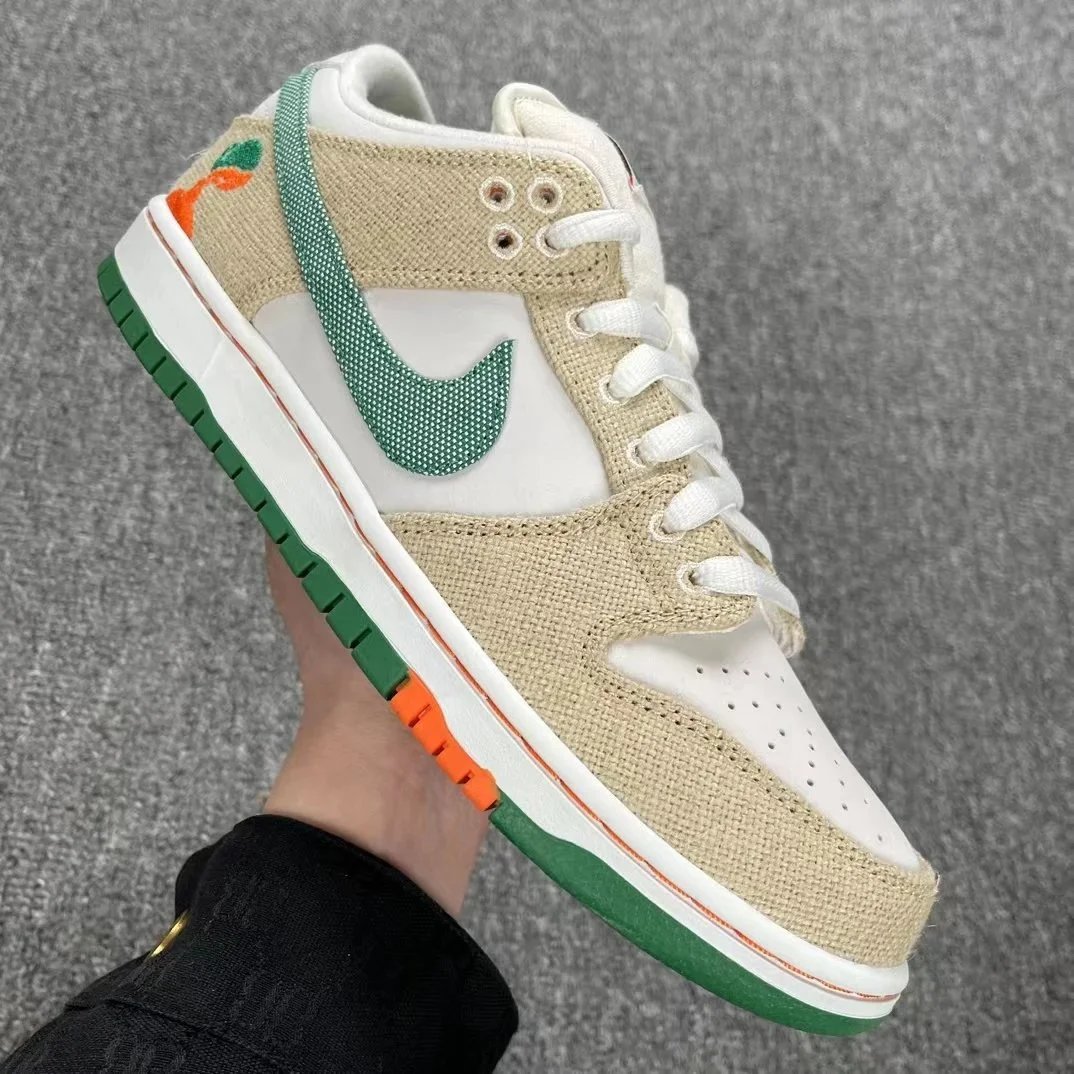 Nike Dunk Low Olive Yellow Casual Sneakers