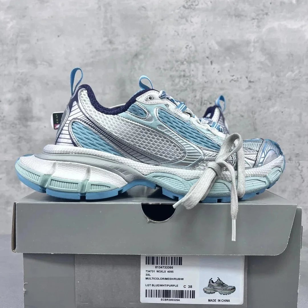 OK Company White Red Mesh Running Sneakers