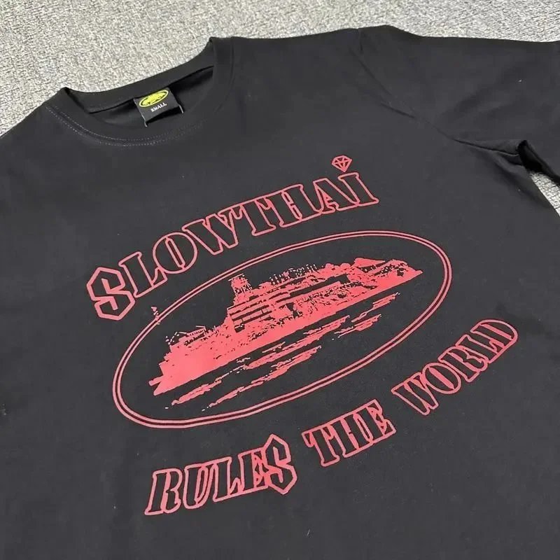 Slowthai White Graphic Print Casual T-Shirt