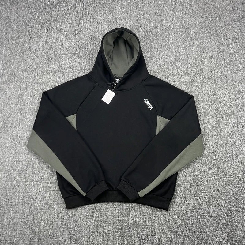 Mertra Matching Sets Color-block hooded sweatshirt and jogger set — 2007 top