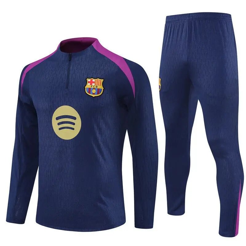 FC Barcelona Spotify Purple Navy Training Tracksuit