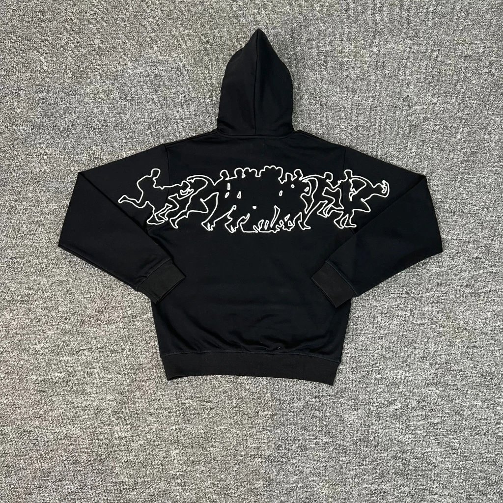 Arte T-Shirts Graphic Print T-Shirt — 303 Black (Cardigan Sweatshirt)
