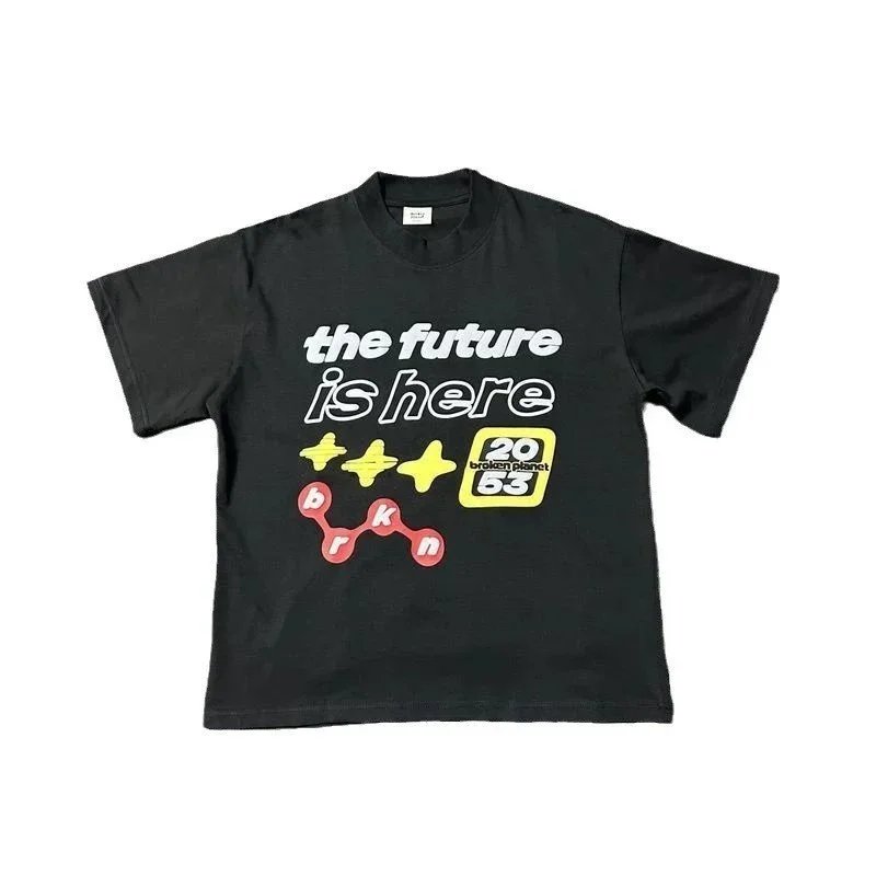 Black Graphic Tee Black Streetwear T-Shirt