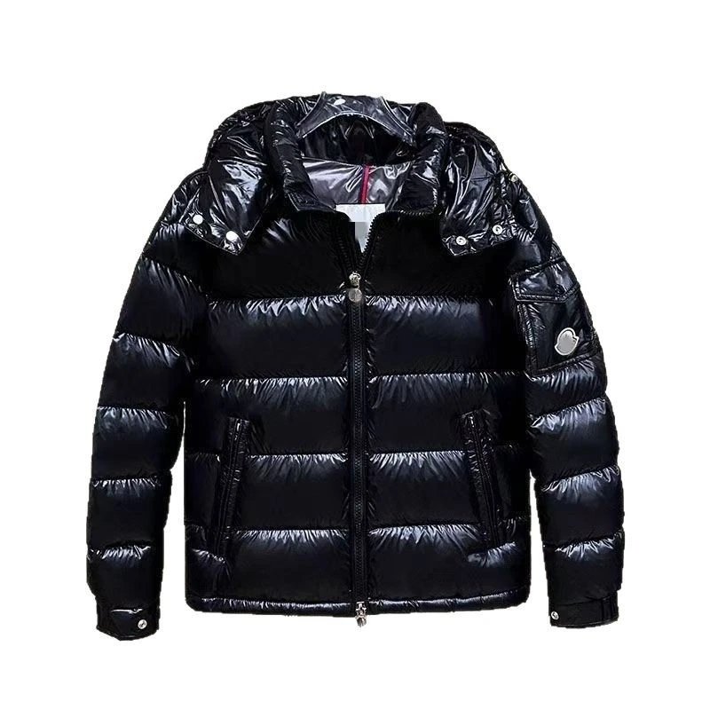 Moncler Maya Black Glossy Puffer Jacket