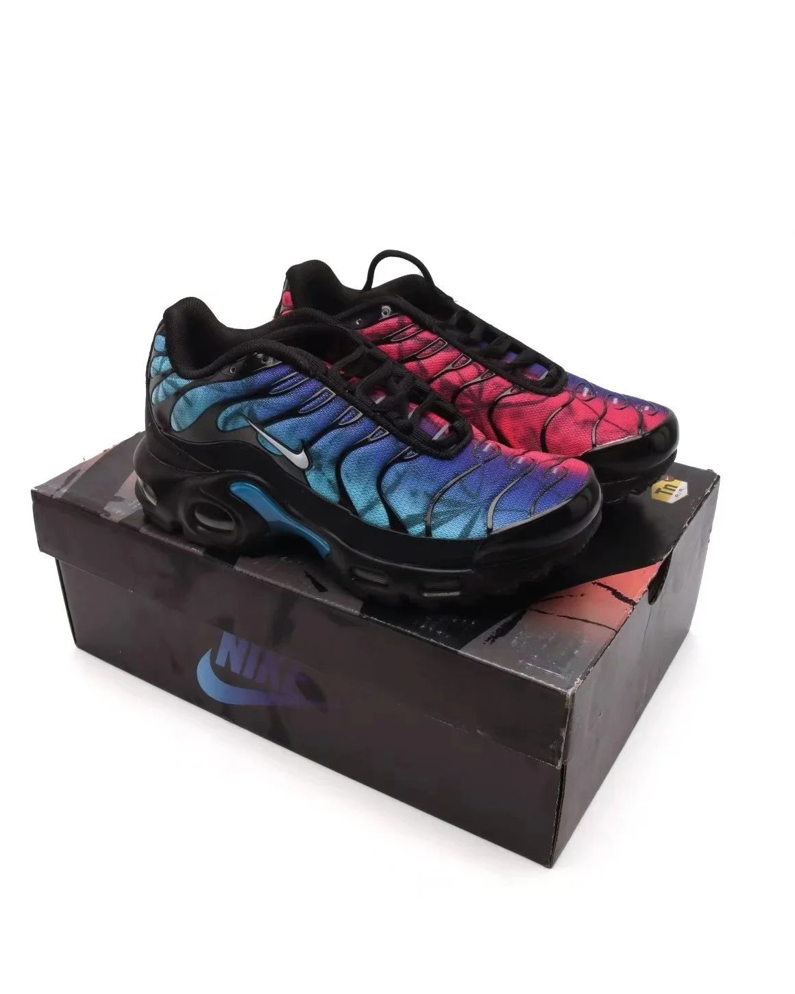 Nike Air Max Plus Black Reflective Casual Sneakers