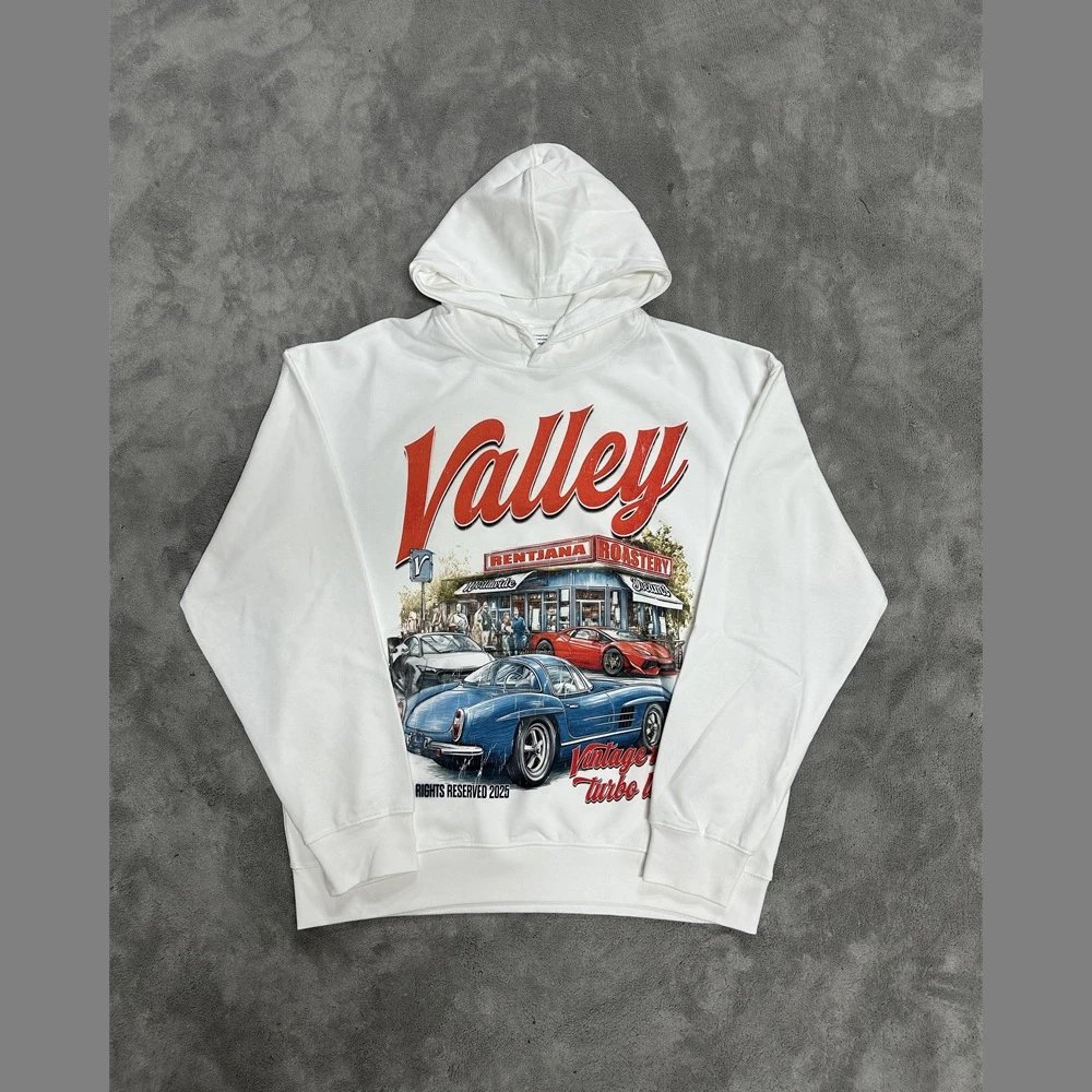 Unbranded Hoodies & Sweatshirts Graphic-print pullover hoodie — VA 29 white