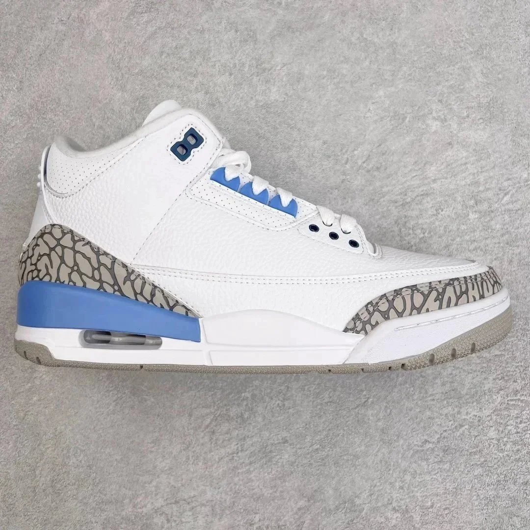 Nike Air Jordan 3 White Cement Grey Black Red Blue Green Casual Sneakers