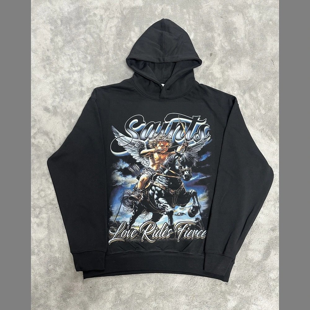Unbranded Hoodies & Sweatshirts Graphic-print pullover hoodie — VA 11 Black
