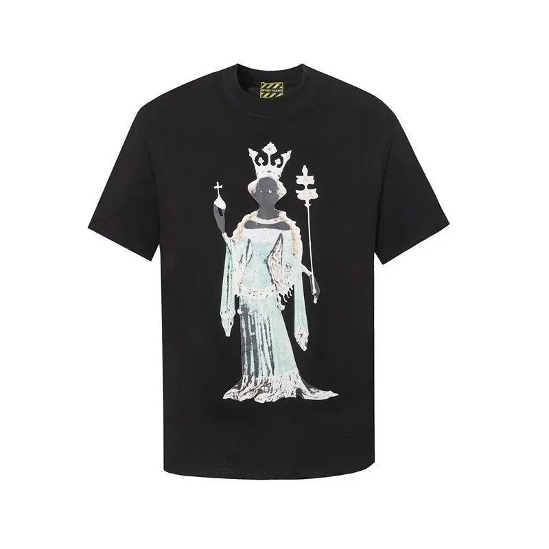 Denim Tears Black Graphic Print T-Shirt Collection