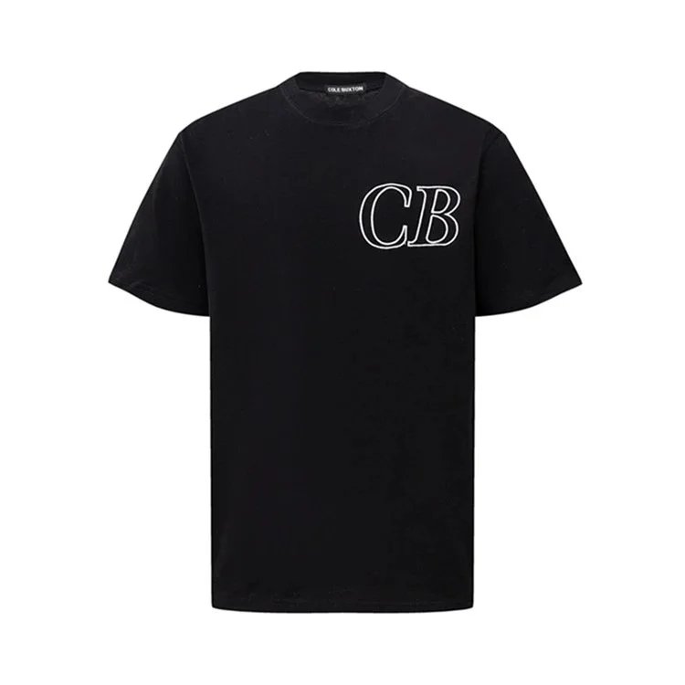 C10—Black Embroidered Print