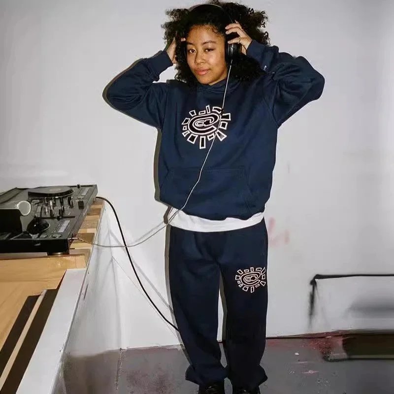 Cotton Sweatpants Black Gray Brown Navy Graphic Joggers