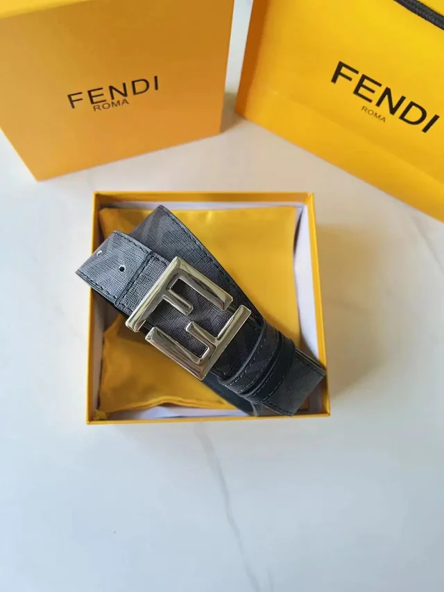 Fendi Belts FF Monogram Double-F Buckle Belt product detail image 15