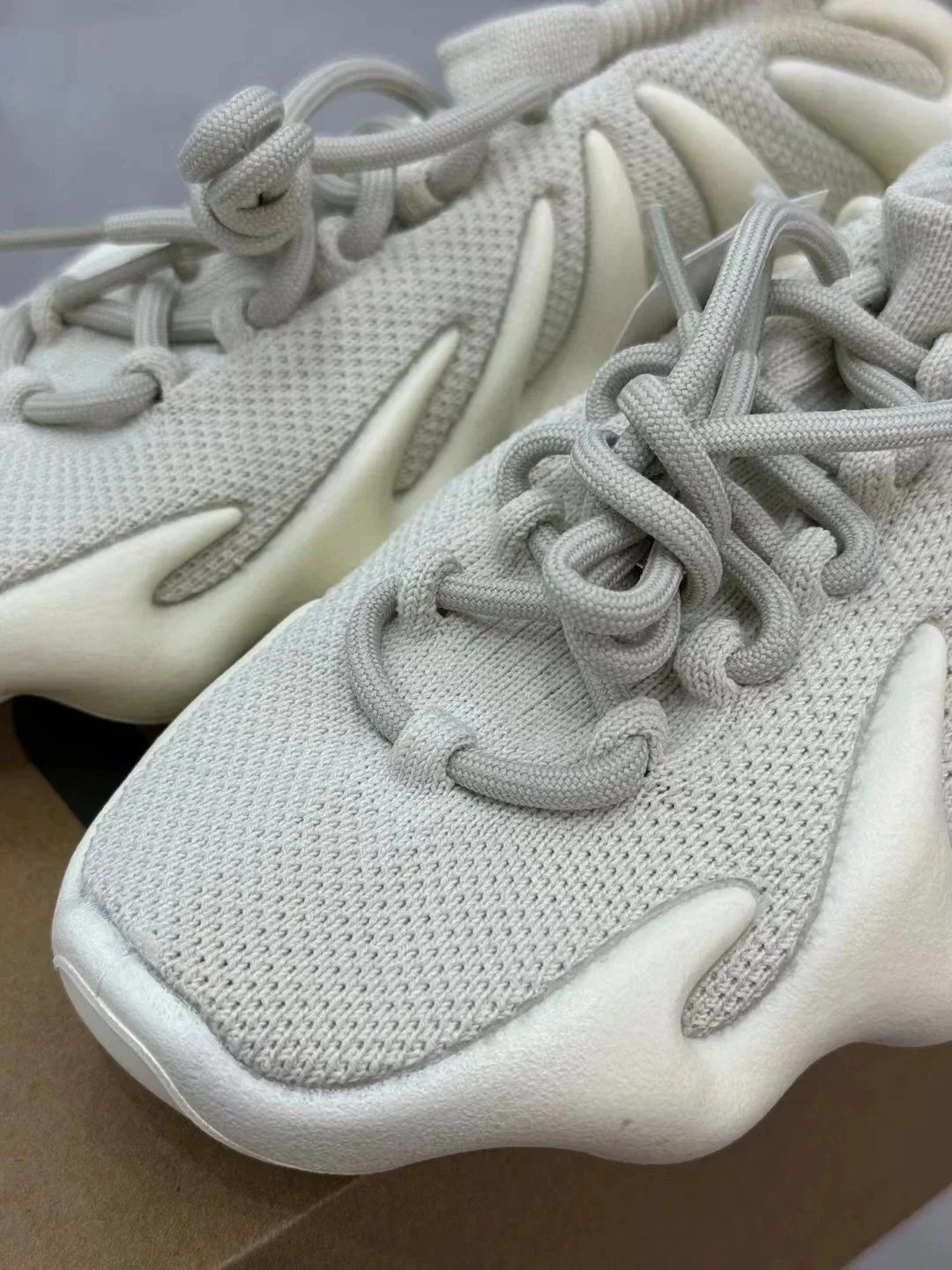 Adidas Yeezy Foam Runner White Knit Sneakers