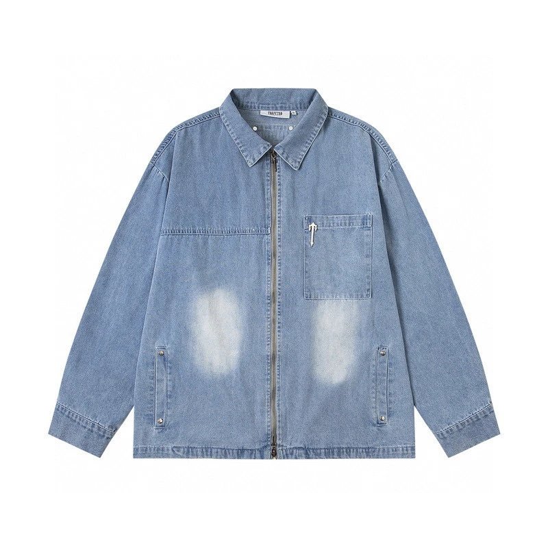 Travis Scott Denim Jacket Black Utility Style