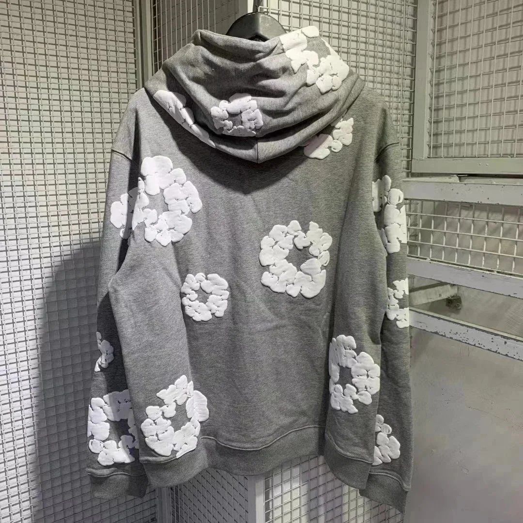 Floral Print Hooded Sweatshirt Set Multicolor Casual Tracksuit