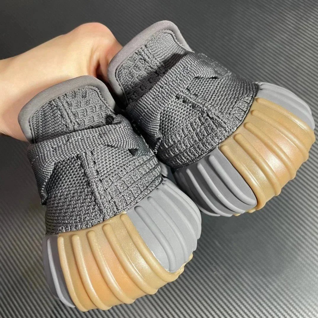 Adidas Yeezy 350 Grey White Black Beige Knit Sneakers
