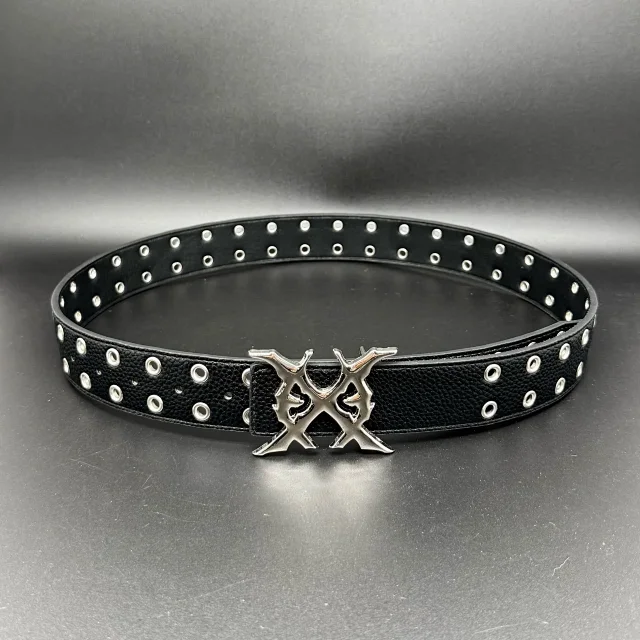 Unbranded Belts Grommet Belt with Decorative Metal Buckle product detail image 1