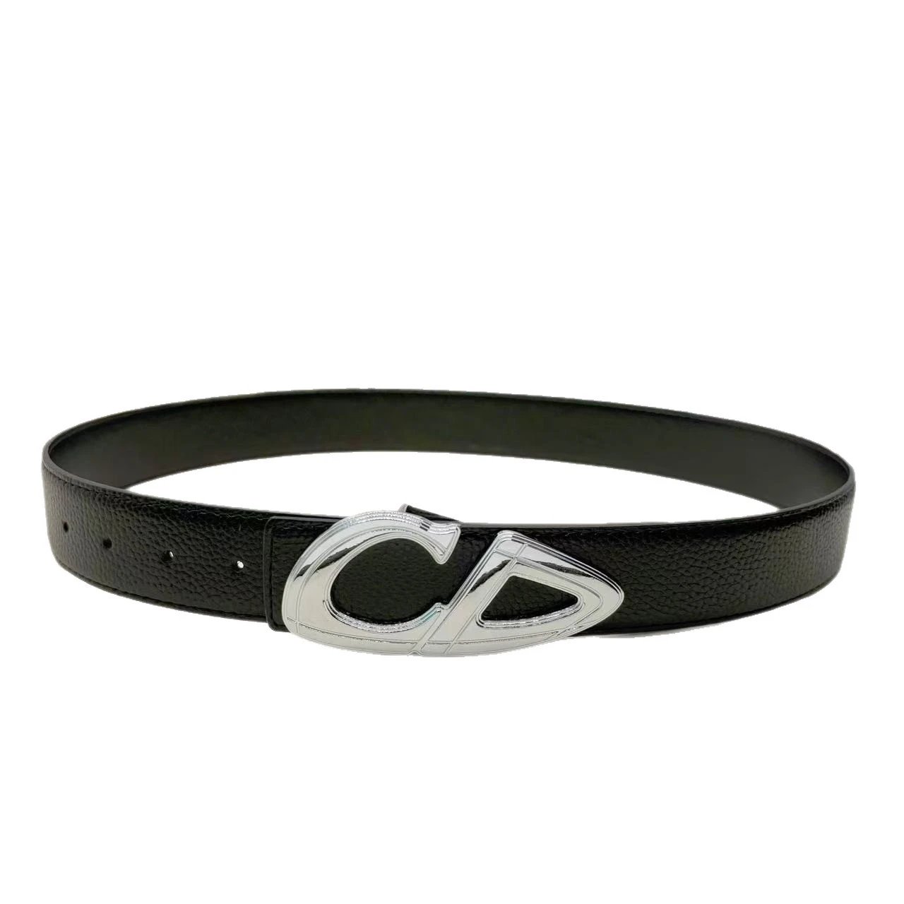 Dior Belts CD Buckle Grained Leather Belt image 4