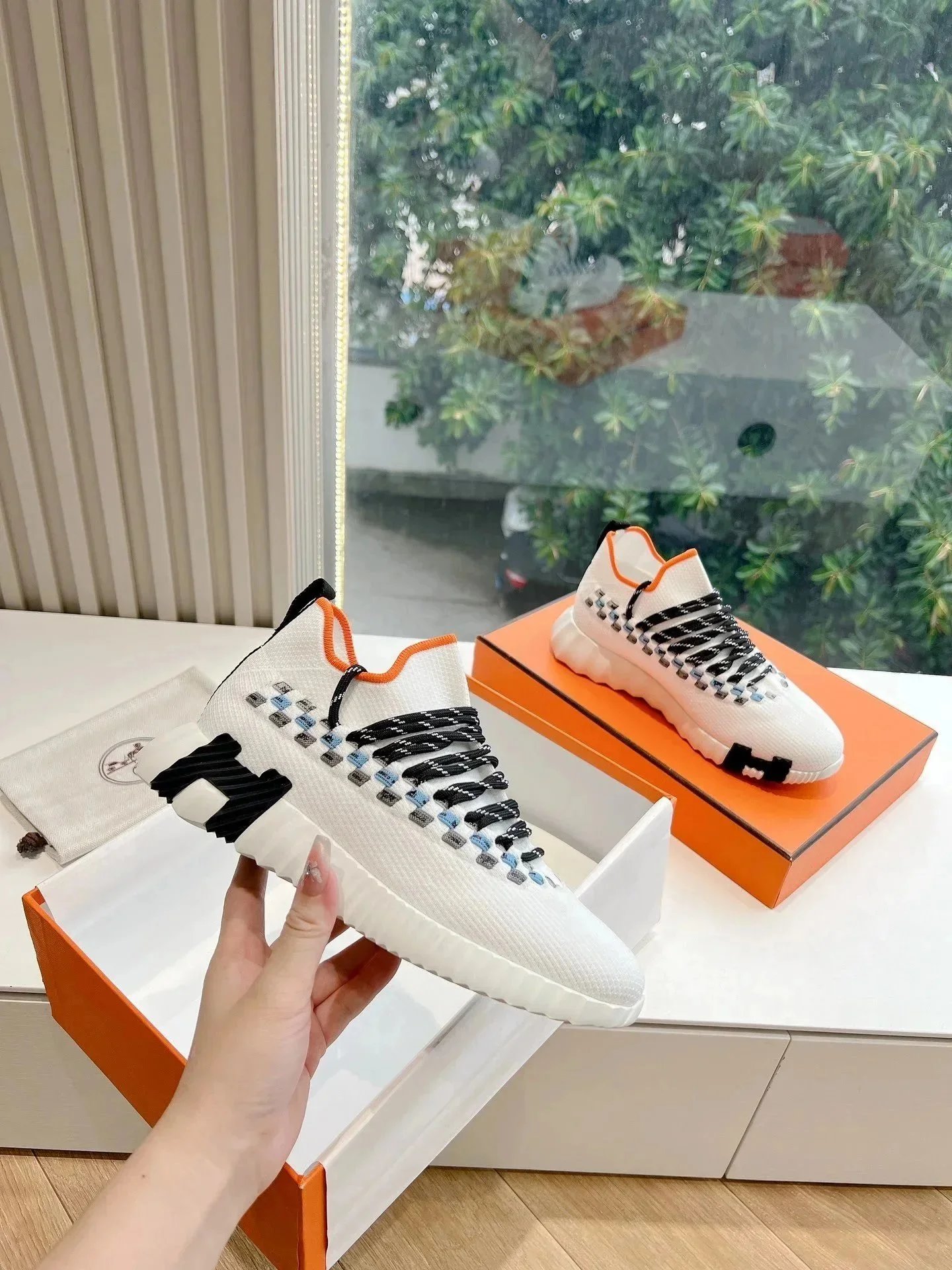 Hermès Sneakers Bouncing knit high-top — Figure 4