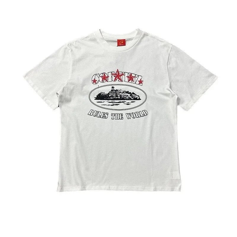 Cortez Graphic Print Black Streetwear T-Shirt