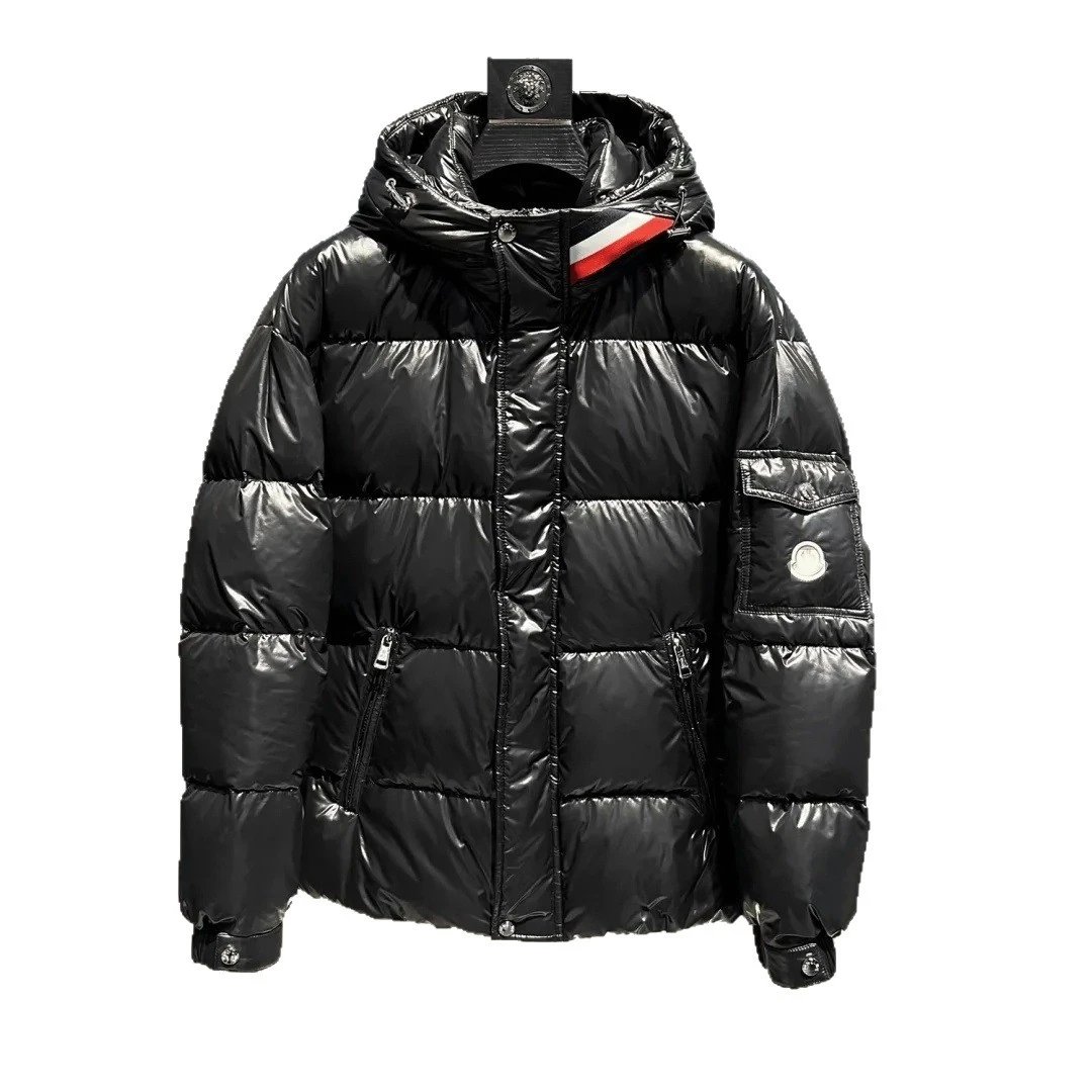 Unbranded Down Jackets Hooded Quilted Puffer Jacket with Sleeve Pocket image 4