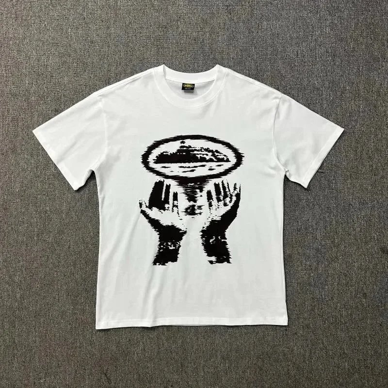 Corteiz T-Shirt Black White Graphic Streetwear