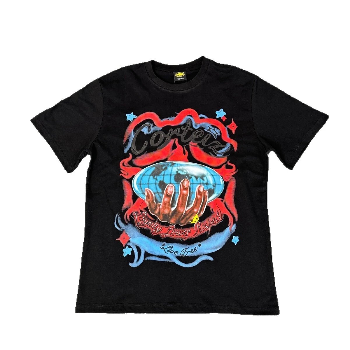 Corteiz White Graphic Print Streetwear T-Shirt